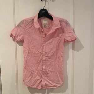 Kids Pink Button Down Shirt